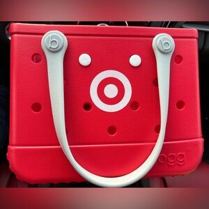 Target Bitty Bogg Bag Bullseye Tote Bag Red